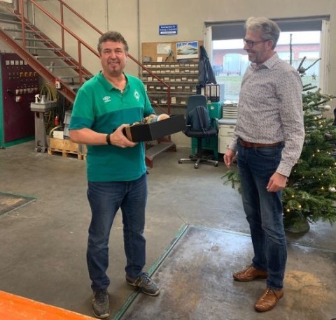 Joachim Franke wird nach fast 35 Jahren Betriebszugehörigkeit bei PERKUTE in den Ruhestand verabschiedet