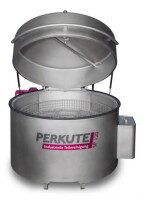PERKUTE Clean-o-mat SP 120 – industrielle Teilereinigungsanlage aus Edelstahl für die zuverlässige Reinigung von Bauteilen