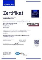 Zertifikat für das Managementsytem nach DIN EN ISO 9001:2015 Zertifikat für das Managementsytem nach DIN EN ISO 9001:2015