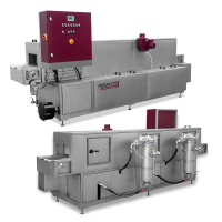 Clean-o-mat TW continuous cleaning system for industry and workshops Clean-o-mat TW continuous cleaning system for continuous parts cleaning at high throughput rates, with robust stainless steel design