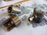 Gereinigte Klemmkupplung nach Entlackung im Clean-o-mat RC-E