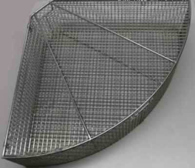 PERKUTE Segmentkorb 12629 verzinkt 90° R 560 mm MW 15 mm Segmentkorb verzinkt 90 Grad, Radius 560 mm, Maschenweite 15 mm für PERKUTE Anlagen