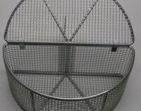 PERKUTE Segmentkorb 12748 Edelstahl 180° MW 8 mm Segmentkorb aus Edelstahl 180 Grad, Maschenweite 8 mm, geeignet für PERKUTE Reinigungsanlagen